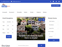 Tablet Screenshot of koksalemlak.com